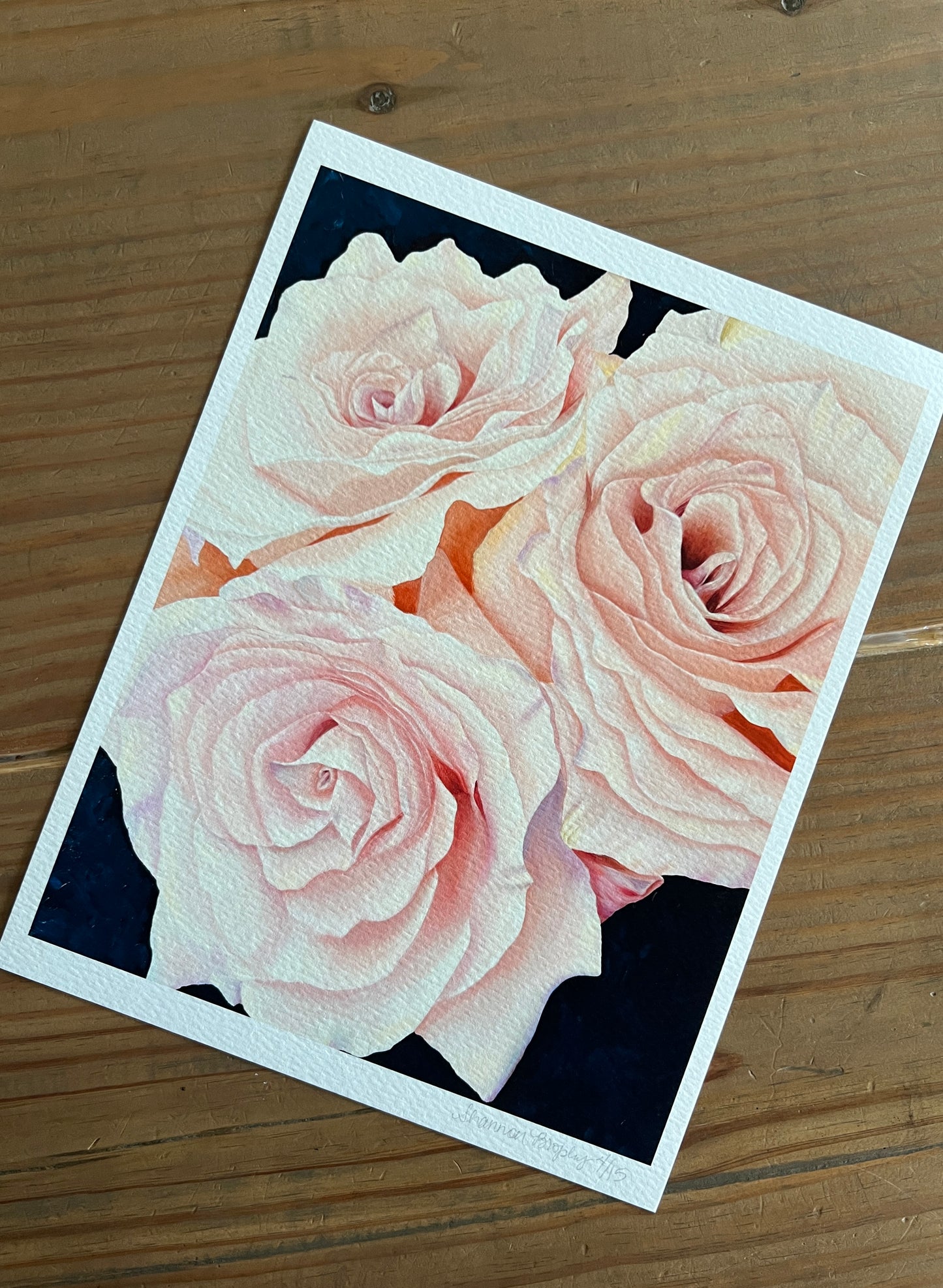 Print: Pink Roses