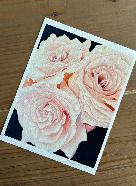 Print: Pink Roses